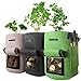 Photo SproutJet 3 Pack 10 Gallon Potato Root Grow Bags, Seed Potatoes for Spring Planting 2022 Upgraded Home Garden Vegetable Bag with Pocket, Sturdy Handles and Window; Large Breathable High End Fabric Bag new bestseller 2024-2023