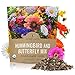 Photo Wildflower Seeds Butterfly and Humming Bird Mix - Large 1 Ounce Packet 7,500+ Seeds - 23 Open Pollinated Annual and Perennial Species new bestseller 2024-2023