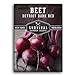 Photo Survival Garden Seeds - Detroit Dark Red Beet Seed for Planting - Packet with Instructions to Plant and Grow Delicious Root Vegetables in Your Home Vegetable Garden - Non-GMO Heirloom Variety new bestseller 2024-2023